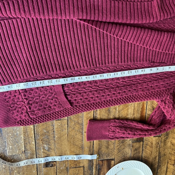 Leo & Nicole Pink Open-Front Cardigan - Picture 7 of 7